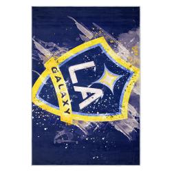 mls los angeles galaxy soccer team logo sport carpet area rug home decor gift lagfc84