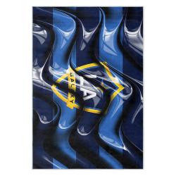 mls los angeles galaxy soccer team logo sport carpet area rug home decor gift lagfc87