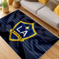 MLS Los Angeles Galaxy Soccer Team Logo Sport Carpet Area Rug Home Decor Gift Lagfc103