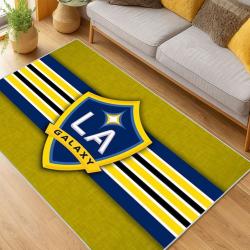 MLS Los Angeles Galaxy Soccer Team Logo Sport Carpet Area Rug Home Decor Gift Lagfc104