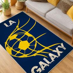 MLS Los Angeles Galaxy Soccer Team Logo Sport Carpet Area Rug Home Decor Gift Lagfc107
