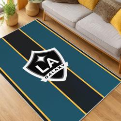 MLS Los Angeles Galaxy Soccer Team Logo Sport Carpet Area Rug Home Decor Gift Lagfc108