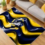 mls los angeles galaxy soccer team logo sport carpet area rug home decor gift living room lagfc109