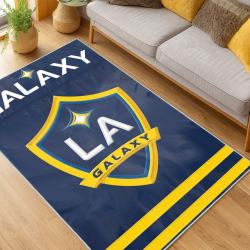 MLS Los Angeles Galaxy Soccer Team Logo Sport Carpet Area Rug Home Decor Gift Lagfc111