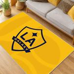 mls los angeles galaxy soccer team logo sport carpet area rug home decor gift living room lagfc12