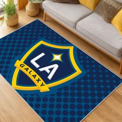 MLS Los Angeles Galaxy Soccer Team Logo Sport Carpet Area Rug Home Decor Gift Lagfc16