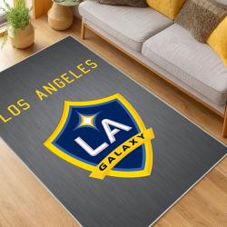 MLS Los Angeles Galaxy Soccer Team Logo Sport Carpet Area Rug Home Decor Gift Lagfc18