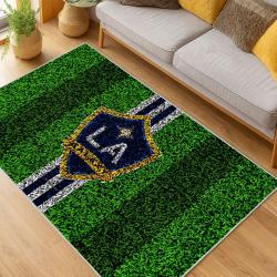 MLS Los Angeles Galaxy Soccer Team Logo Sport Carpet Area Rug Home Decor Gift Lagfc19