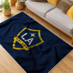 MLS Los Angeles Galaxy Soccer Team Logo Sport Carpet Area Rug Home Decor Gift Lagfc20