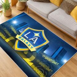 MLS Los Angeles Galaxy Soccer Team Logo Sport Carpet Area Rug Home Decor Gift Lagfc22