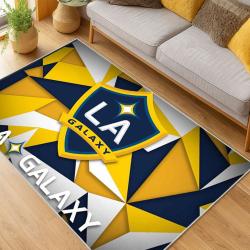 MLS Los Angeles Galaxy Soccer Team Logo Sport Carpet Area Rug Home Decor Gift Lagfc23