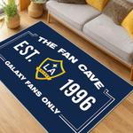 mls los angeles galaxy soccer team logo sport carpet area rug home decor gift living room lagfc26