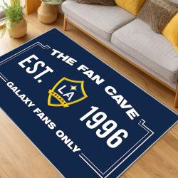 MLS Los Angeles Galaxy Soccer Team Logo Sport Carpet Area Rug Home Decor Gift Lagfc26