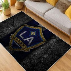 MLS Los Angeles Galaxy Soccer Team Logo Sport Carpet Area Rug Home Decor Gift Lagfc27