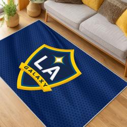 MLS Los Angeles Galaxy Soccer Team Logo Sport Carpet Area Rug Home Decor Gift Lagfc3