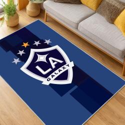MLS Los Angeles Galaxy Soccer Team Logo Sport Carpet Area Rug Home Decor Gift Lagfc33