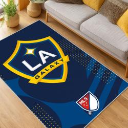 MLS Los Angeles Galaxy Soccer Team Logo Sport Carpet Area Rug Home Decor Gift Lagfc34