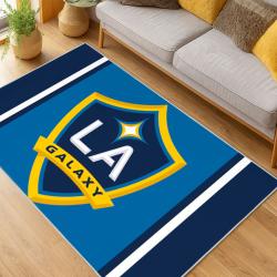 MLS Los Angeles Galaxy Soccer Team Logo Sport Carpet Area Rug Home Decor Gift Lagfc35