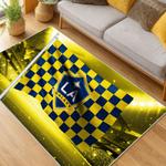 mls los angeles galaxy soccer team logo sport carpet area rug home decor gift living room lagfc36