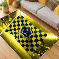 MLS Los Angeles Galaxy Soccer Team Logo Sport Carpet Area Rug Home Decor Gift Lagfc36