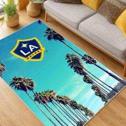 MLS Los Angeles Galaxy Soccer Team Logo Sport Carpet Area Rug Home Decor Gift Lagfc39