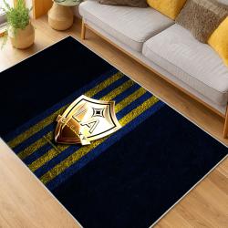 MLS Los Angeles Galaxy Soccer Team Logo Sport Carpet Area Rug Home Decor Gift Lagfc40