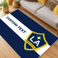 MLS Los Angeles Galaxy Soccer Team Logo Sport Carpet Area Rug Home Decor Gift Lagfc43