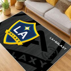 MLS Los Angeles Galaxy Soccer Team Logo Sport Carpet Area Rug Home Decor Gift Lagfc44