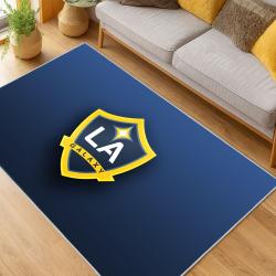 MLS Los Angeles Galaxy Soccer Team Logo Sport Carpet Area Rug Home Decor Gift Lagfc46