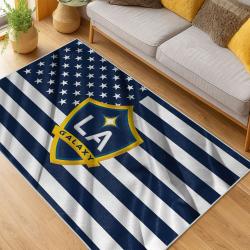 MLS Los Angeles Galaxy Soccer Team Logo Sport Carpet Area Rug Home Decor Gift Lagfc49