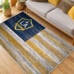 MLS Los Angeles Galaxy Soccer Team Logo Sport Carpet Area Rug Home Decor Gift Lagfc50