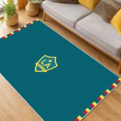 MLS Los Angeles Galaxy Soccer Team Logo Sport Carpet Area Rug Home Decor Gift Lagfc52