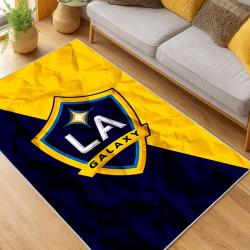 MLS Los Angeles Galaxy Soccer Team Logo Sport Carpet Area Rug Home Decor Gift Lagfc56