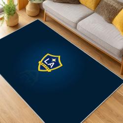 MLS Los Angeles Galaxy Soccer Team Logo Sport Carpet Area Rug Home Decor Gift Lagfc60