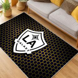 MLS Los Angeles Galaxy Soccer Team Logo Sport Carpet Area Rug Home Decor Gift Lagfc61