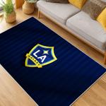 mls los angeles galaxy soccer team logo sport carpet area rug home decor gift living room lagfc62
