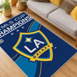 MLS Los Angeles Galaxy Soccer Team Logo Sport Carpet Area Rug Home Decor Gift Lagfc65