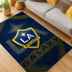 MLS Los Angeles Galaxy Soccer Team Logo Sport Carpet Area Rug Home Decor Gift Lagfc67