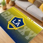 mls los angeles galaxy soccer team logo sport carpet area rug home decor gift living room lagfc68