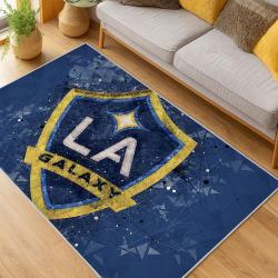 MLS Los Angeles Galaxy Soccer Team Logo Sport Carpet Area Rug Home Decor Gift Lagfc70