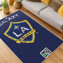 MLS Los Angeles Galaxy Soccer Team Logo Sport Carpet Area Rug Home Decor Gift Lagfc78