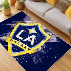 MLS Los Angeles Galaxy Soccer Team Logo Sport Carpet Area Rug Home Decor Gift Lagfc84
