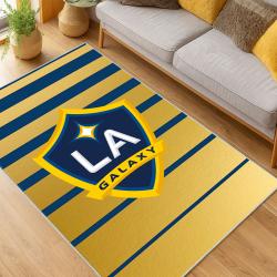 MLS Los Angeles Galaxy Soccer Team Logo Sport Carpet Area Rug Home Decor Gift Lagfc88