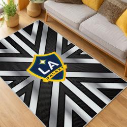 MLS Los Angeles Galaxy Soccer Team Logo Sport Carpet Area Rug Home Decor Gift Lagfc90