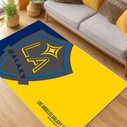 MLS Los Angeles Galaxy Soccer Team Logo Sport Carpet Area Rug Home Decor Gift Lagfc91