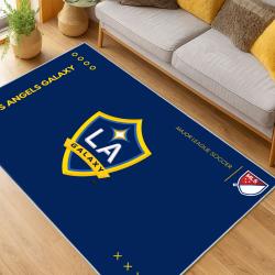 MLS Los Angeles Galaxy Soccer Team Logo Sport Carpet Area Rug Home Decor Gift Lagfc94