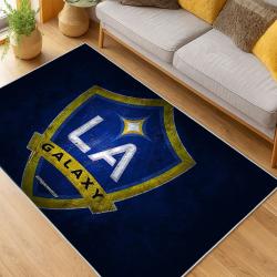MLS Los Angeles Galaxy Soccer Team Logo Sport Carpet Area Rug Home Decor Gift Lagfc95