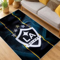 MLS Los Angeles Galaxy Soccer Team Logo Sport Carpet Area Rug Home Decor Gift Lagfc99