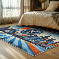 mls new york city fc soccer team logo sport carpet area rug home decor gift idea for fans bedroom nycfc1