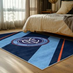 mls new york city fc soccer team logo sport carpet area rug home decor gift idea for fans bedroom nycfc110